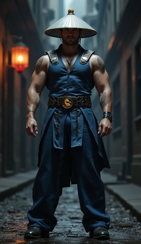 1Homem indiano ((Shang Tsung is a character in the Mortal Kombat fighting game series, Seus poderes incluem se transformar em outros combatentes e absorver as almas dos oponentes)), in a battlefield setting in the middle of an industrial shed, (Autorretrato com zoom aproximado:1.2), 24 mm, (((foco nítido:1.5))), (((profundidade de nitidez:1.5))), (fotorrealista:1.5), (textura da pele:1), cinemactic, hiperdetalhado, Physiognomy of the men of India