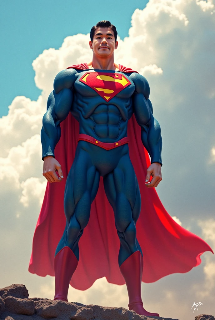Just take a face, make him a little Superman.