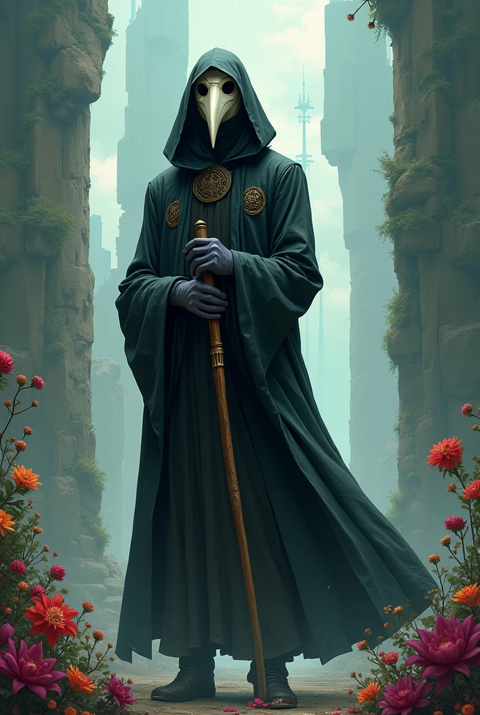 Plague Doctor anime style