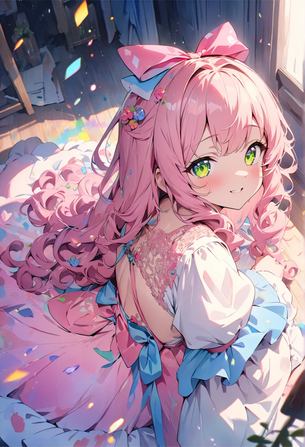 nsfw:1.1, high resolution:1.7, incredibly absurdres, kawaii:1, cute:1.5, hires.fix, anime visual:1, incredibly fine illustration,8k,masterpiece:1.2,best quality, high quality, exquisite, beautiful, insanely detailed, intricate detailed, extremely detailed, Super Definition, ultra high res, Super Resolution, best aesthetic, ultra detailed:1.5, best quality, perfect face, detailed face, masterpiece:1.2, illustration:1.2, 8k cg wallpaper, stunning art,absurdres,octane render,ultra hires,Japanese Actress,(Idol),18yo,Beautiful,(Cute and lovely),cute girl,((anime elf with extremely cute and beautiful pink hair)),((((pink hair:1.35,colored inner hair,ear breathing)))),(((green_eyes:1.3))),intricate eyes,beautiful detailed eyes,symmetrical eyes,big eyes:1.5,enchanting bright eyes studded with gold and silver dust,(((pinky skin,glowing_skin,lustrous skin:1.5,bright skin: 1.5,skin tanned,shiny skin,very shiny skin,shiny body,plastic glitter skin,exaggerated shiny skin,illuminated skin))),upward breasts,waist slender,(detailed body,(detailed face)),cute,daring,zettai ryouiki,show skin,best relationship with four fingers and one thumb,Very Fine Face and Eyes,Very Fine Hair,(Perfect Anatomy),((girl trembling with sexual climax)),Garter Belt,Bare shoulders,((Check out our thru-rack chokers and midi rings with chains,1girl,open mouth,slaver,1boy,penis,(hand on another's head:1.2),top-down bottom-up,head grab,size difference,school uniform,cum on skirt, cum,
puffy cheeks in hot,embarrassed,open mouth,breathe hard, seductive smile,