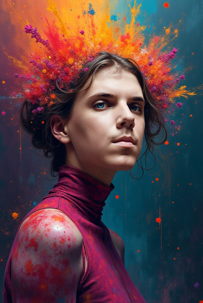 Transforme cette personne en dessin 