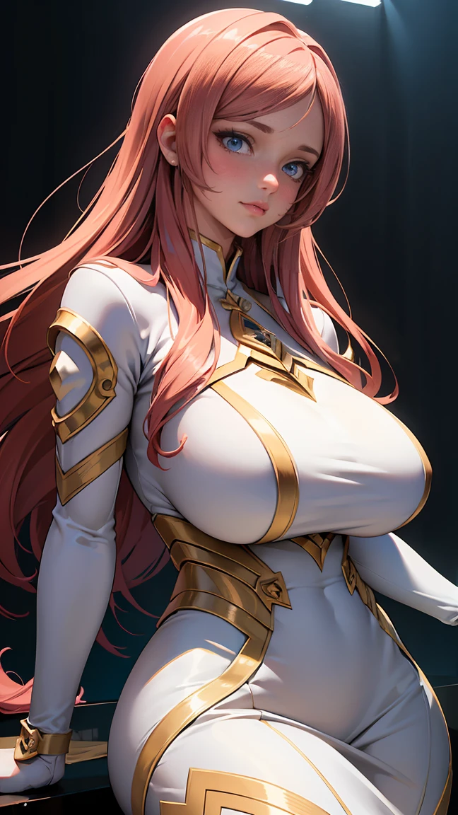 Looking at Viewer,From Side,Full body,Pornographic Images,Cinematic scene,Fantasy Art,Highest image quality,hyperrealistic portrait,(8K),Ultra-realistic,Best Quality,High quality,High Definition,high quality texture,high detailing,Beautiful detailed,fine detailed,extremely details CG,Detailed texture,realistic representation of face,masutepiece,presence,Dynamic,Bold,1gir,Ultra detailed skin,Curve,Petite,Beautiful breasts,Large breasts,pale skin,pointed breast,Erect nipples,(super thin hair),(ultra soft hair),(ultra straight hair),Swept long bangs,very light coppery amber hair,Hair over one eye