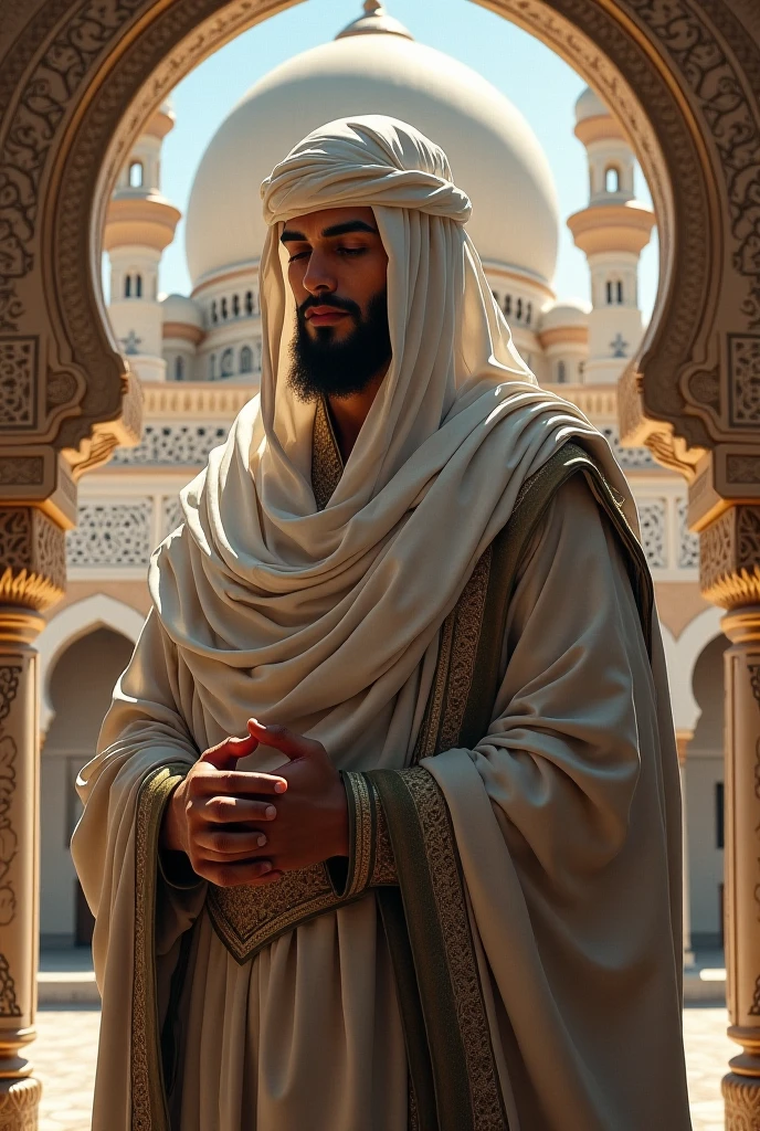 मुस्लिम व्यक्ति का तस्वीर