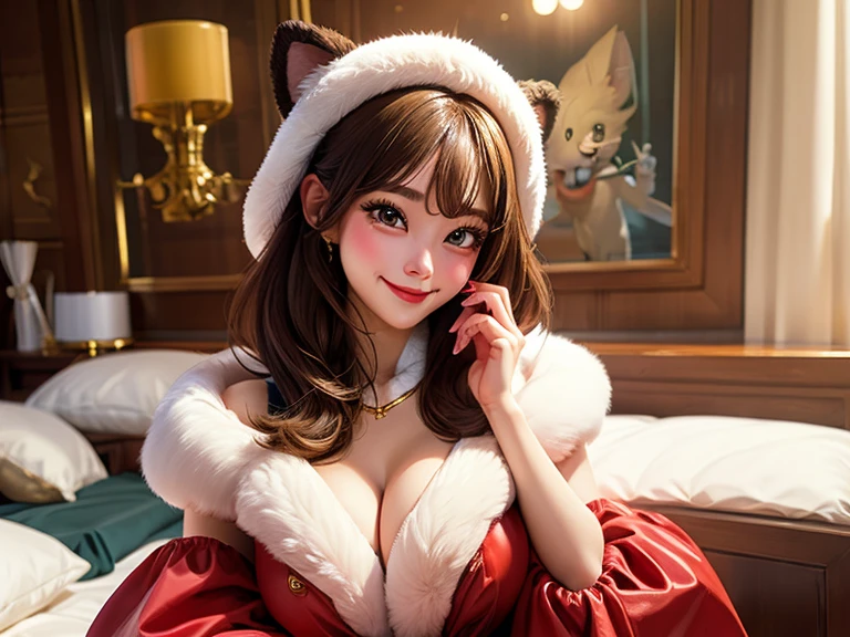 Raised sexy,Royal sister,Fox ears,Wide hips,Cocked buttocks,Lace,offcial art,Unity 8k壁纸,ultra - detailed,Aesthetics,tmasterpiece,best qualtiy,realisticlying,illuminating,Frankness,photore,A high resolution,4k,8k