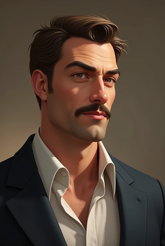 His mustache and goatee are a little thinner, because he has a fringe and looks more like a ager, they lie down very cute and she has bigger ??????? and ????.