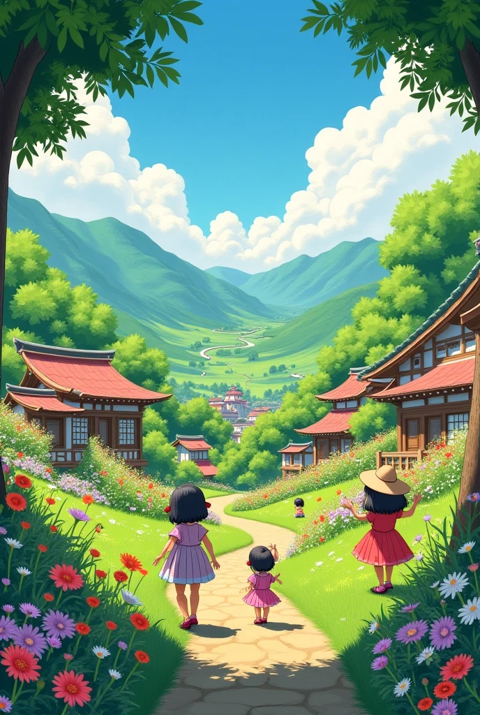 A ghibli style
