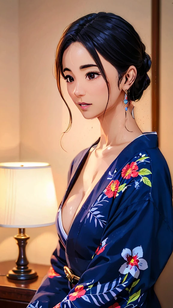 Blue kimono