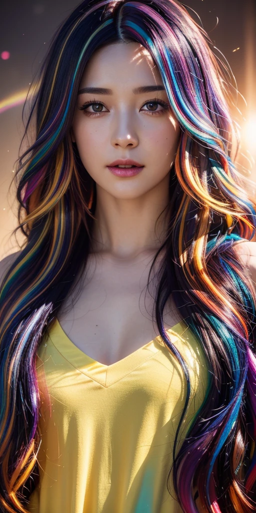 Psychedelic white woman