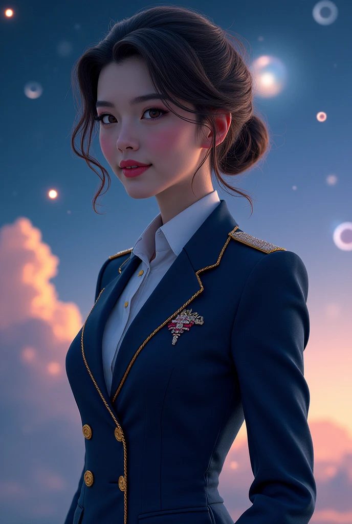 Let her wear the Starlight Academy uniform 