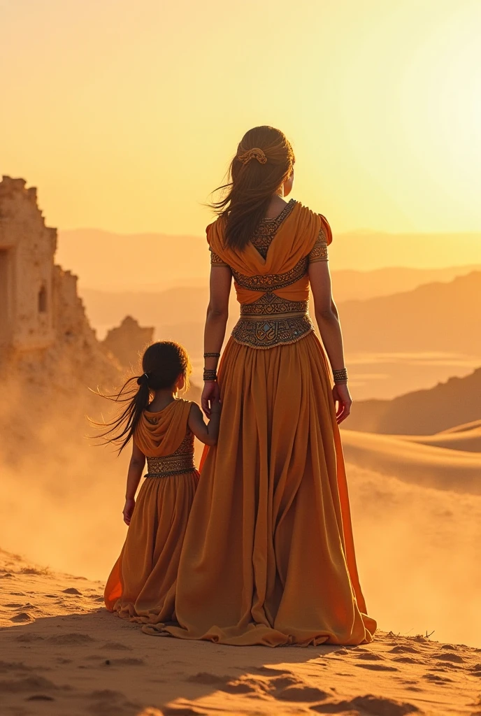 
Queen of the Desert: discovers a young girl that she is the lost heir to a desert empire, and now she must fight to save her empire.