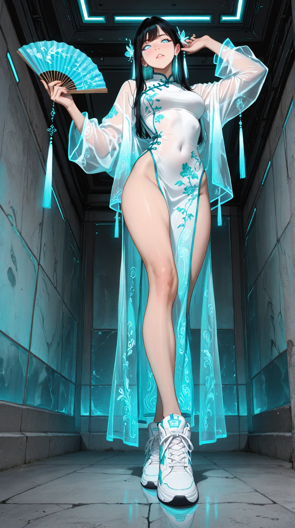 (Full body shot:1.3), (1girll:1.2), anatomy correct, Must show your face, Dance on top of a mountain, The breath of nature, Uniform high heels must be worn,Over-the-knee stockings, (gloss on the skin:2), (gloss on the skin:2), (In pink|amarelo|blue colors|green color|red colour|white colors|black in color|purpleish color|greys|Beige|Skin color), Japan kimono, Many jewelry, A shallow laugh, anatomy correct, Complex and diverse backgrounds, hyper HD, Ray traching, reflective light, structurally correct, Award-Awarded, high detal, lightand shade contrast, Face lighting, cinmatic lighting, tmasterpiece, super detailing, high high quality, high detal, best qualityer, Reflectors, 16k