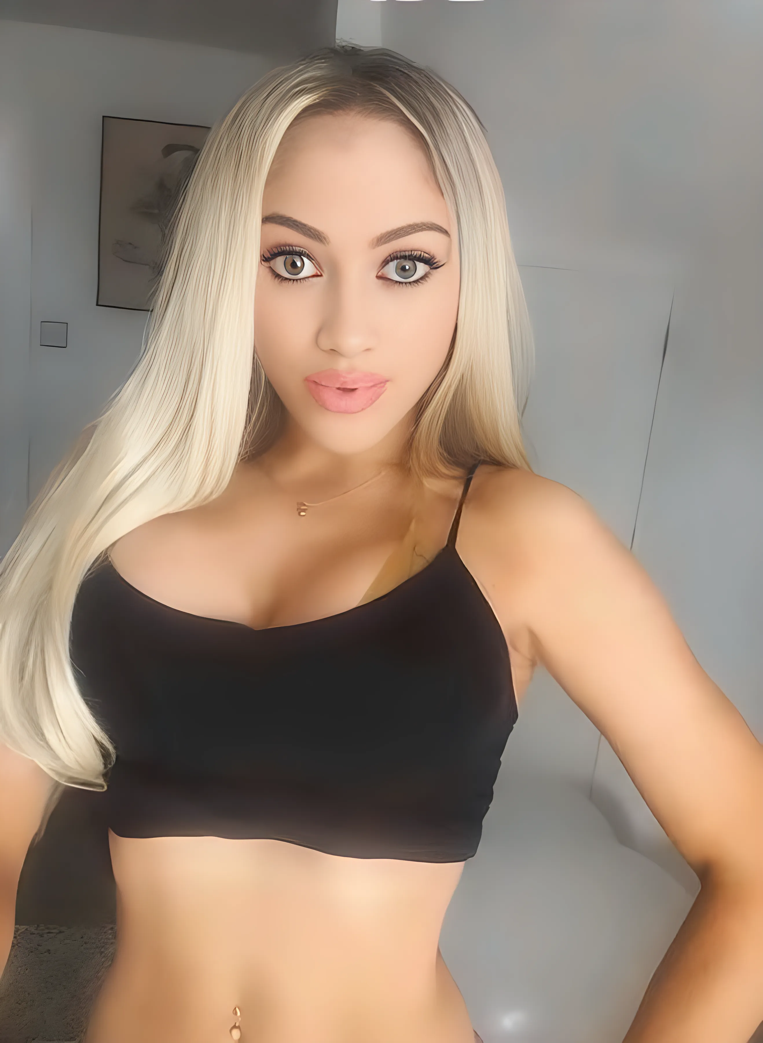 Full body candid photograph of Christina Aguil, , blonde with black highlights hairstyle, nose and chin piercing, ((naked)), ((lying on her back)), legs open, ((spreading pussy)), ((wet_pussy), ((clitoris)), looking at viewer, , shallow depth of field, vignette, highly detailed, high budget, bokeh, cinemascope, moody, epic, gorgeous, film grain, grainy, Canon M50