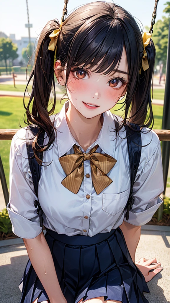 High resolution, Highest quality,  super high quality, Very detailed, 8K、mini skirt、Embarrassing