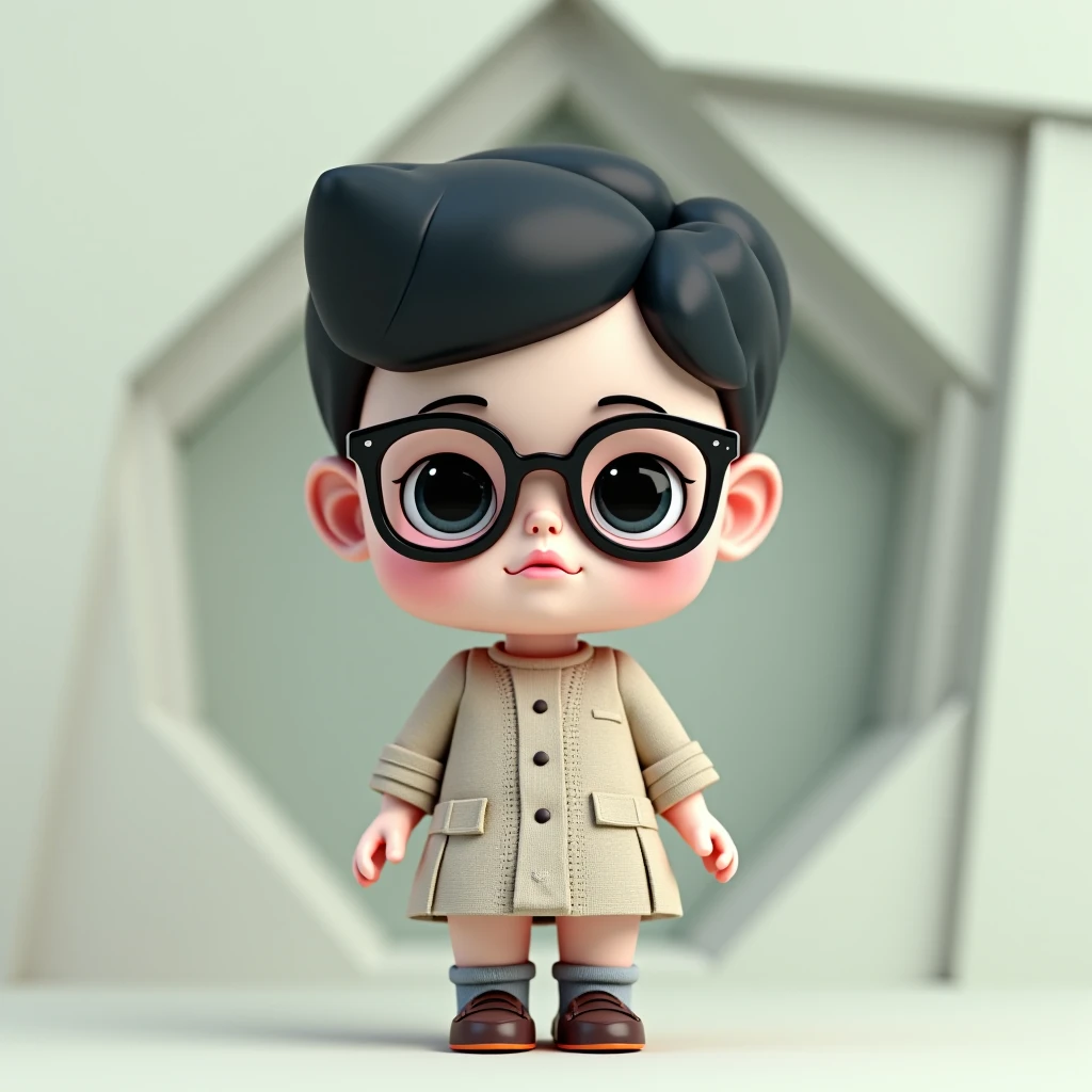 CBZBB, female doctor, personagem, Fofa, pequeno, majo, arte digital, circunstanciado, fofo, Realistic, Humanoid, character, tiny, Cinematic sho, cinematic lights, female doctor, Parece feliz