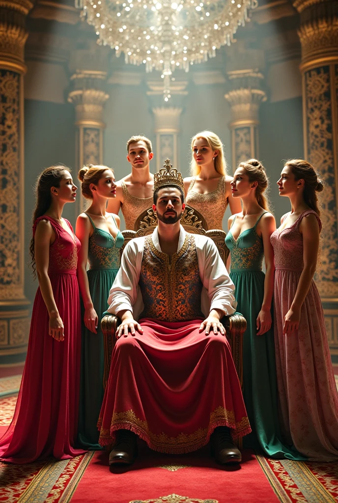 
Once mentioned, there was a king who had seven wives. They were all very beautiful, but each had a different quality -- someone should have a similar surah when singing 