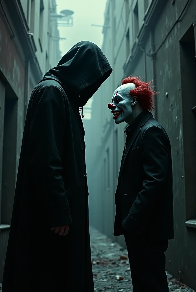 game soldiers with evil clown mask