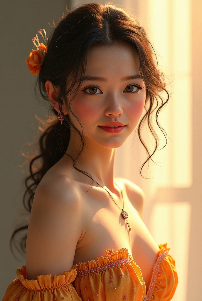 Naked Beautiful asian girl