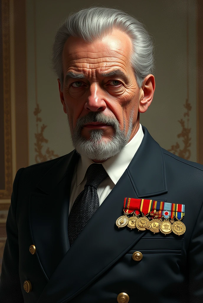 Dorian Roul, 70 years. dictator of the powerful nation of Balimor! He handled spies and assassins, he secretes those he considers inferior to his nation. He is a master of manipulation 