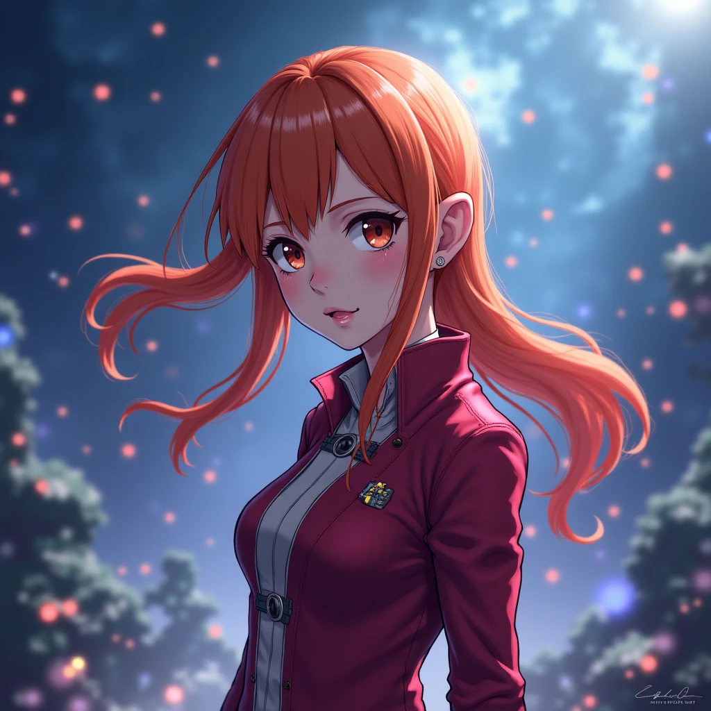 Asuna from Sao , mit Dobby,  fantastic scene , female main character, detailed  features, expressive pose , 5 additional scene details, photorealistic quality, highly detailed, 4K, HDR, Professional, anime-inspired style, digital painting, mystical environment , magical elements , dramatic lighting, atmospheric color palette.
