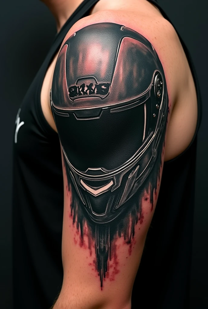 Simple but impactful body tattoos without a shirt, grabbing the arms, chests, etc., but they have to be small. For example, grabbing only the wrist, shoulders, and male chests. ( tattoos like bands, balls, etc. simple things
