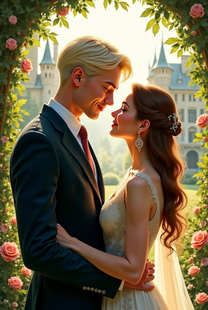 Draco Malfoy and Astoria Greengrass fan art 