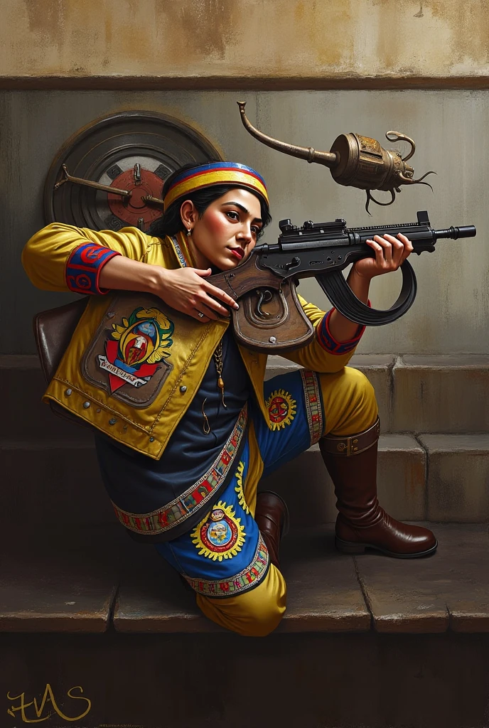 Make this realistic image like a real person wearing the uniform of Ecuador 