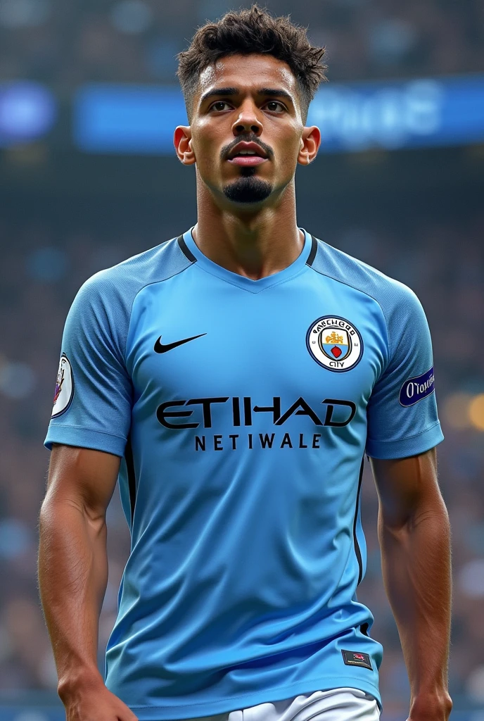 Garnacho in the Manchester City shirt