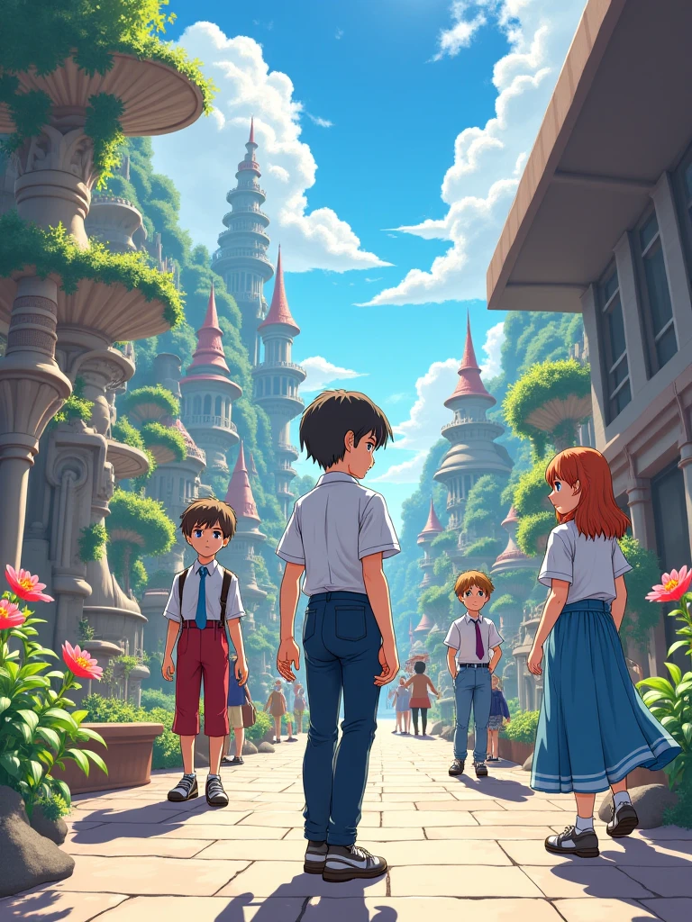 En version animé de tout l'environnement 