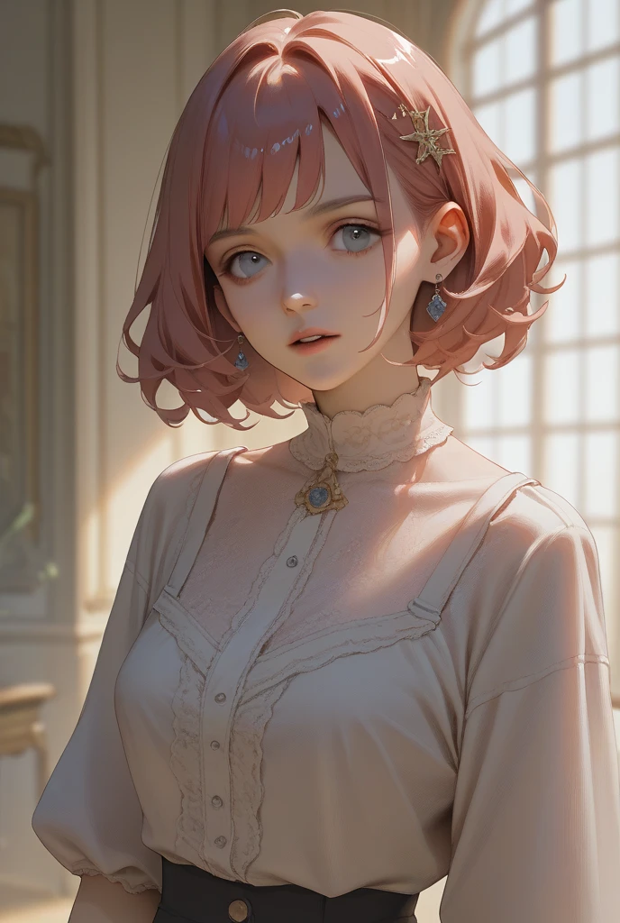  Crée moi une femme nue avec des gros sein et un gros cul une taille fine des cheveux blond et réaliste  sans sous vêtements 