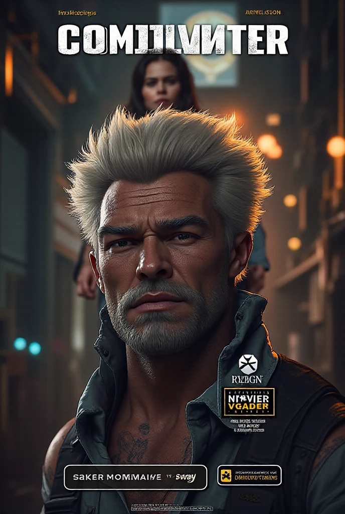 Make a big ass of him standing like a gangster