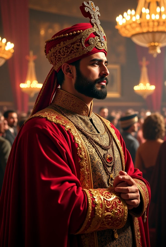 How would the Conqueror Sultan Mehmet dress going to an opera performance