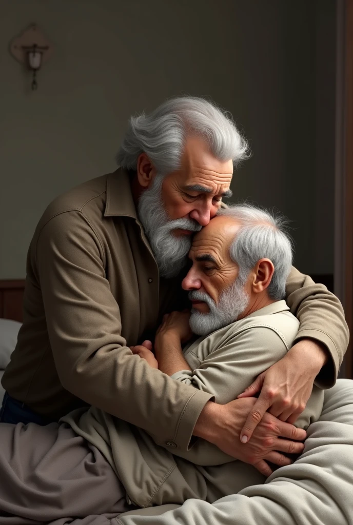 Image of a sad person, and next to him a happy person