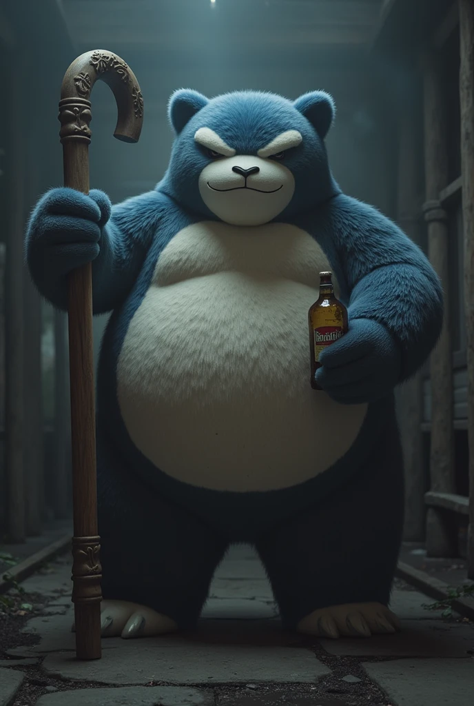 mr shark, masterpiece, volumetric lighting, plump, fat, belly, black eyes, (soft shading), 4k, hi res, five fingers, detailed hands, ((detailed face, (detailed eyes:1.0), detailed)), (full body), nude torso, looking at viewer, shirt, 1boy, male focus, dog tags, red shorts, giant head, huge head, big head, bowl with popcorns