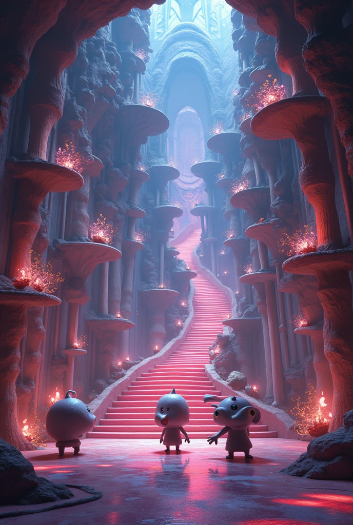 the interior of a magical house where the numbers from 1 to 1000 come to life