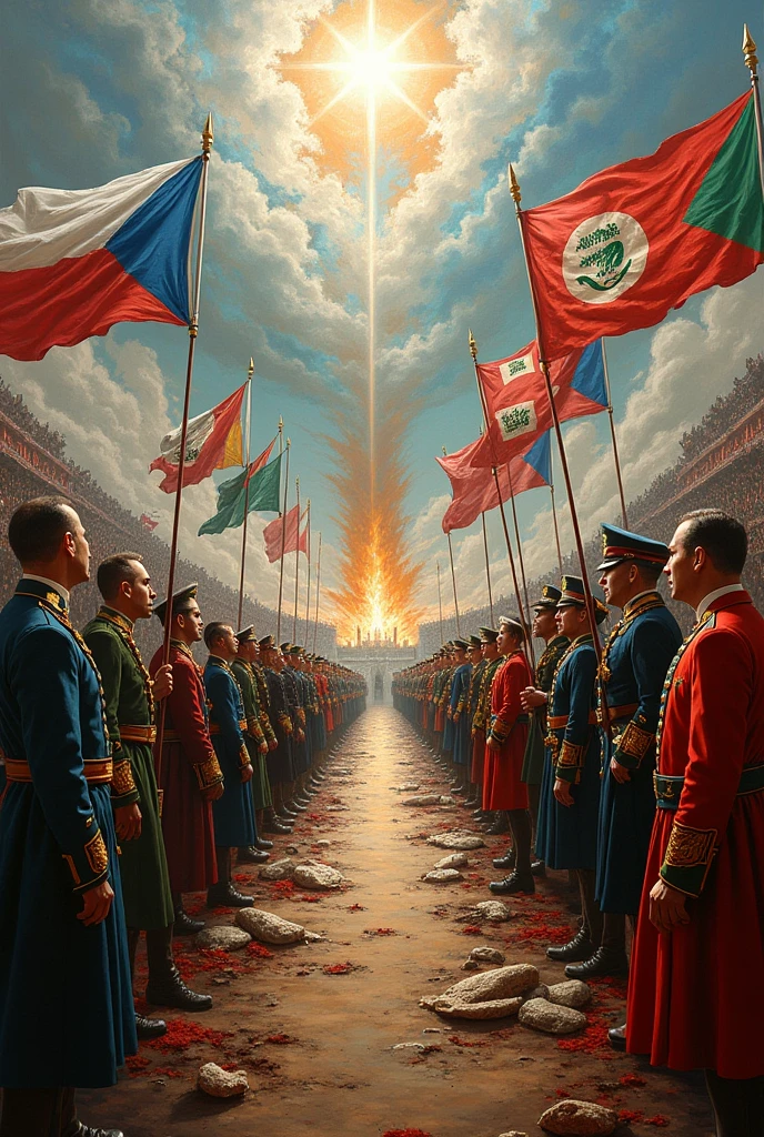 Different countries fighting over different social or cultural issues 