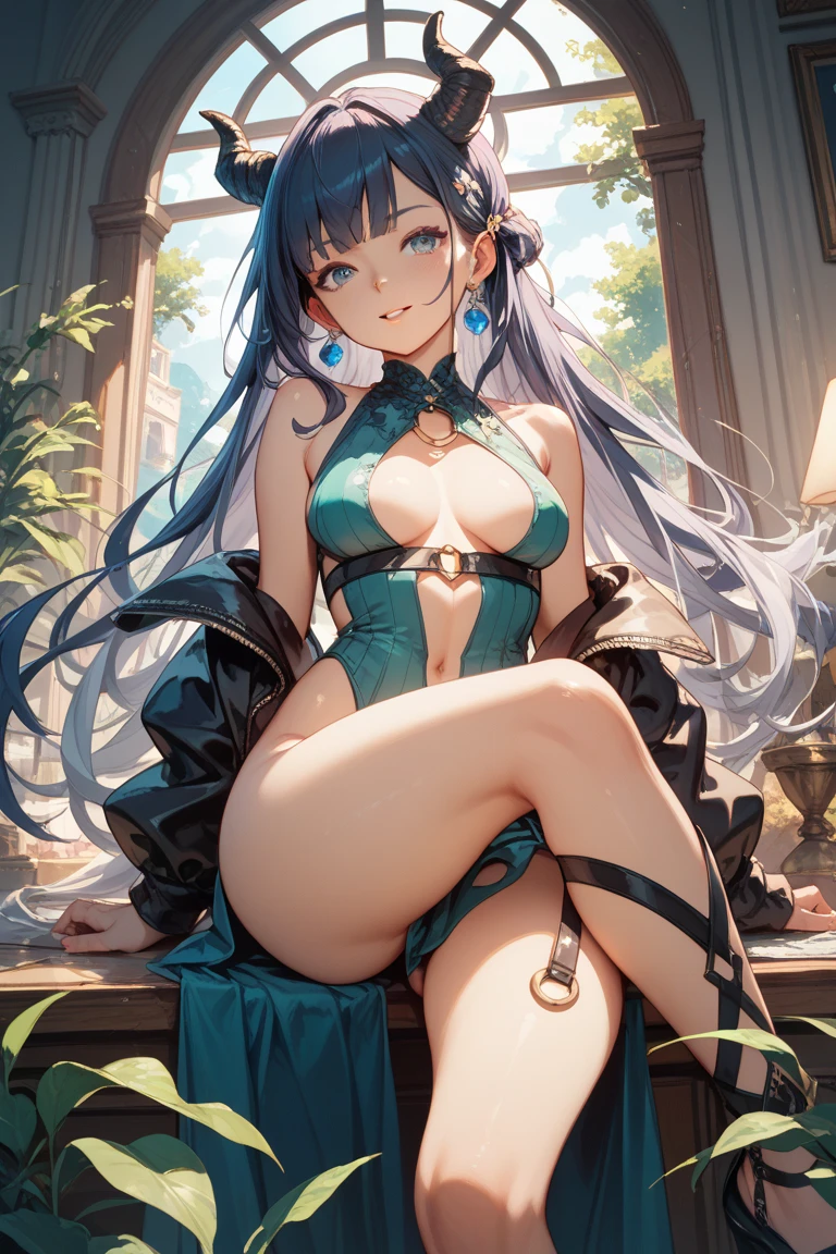 Beautiful Alluring cabaret girl rihanna, bare skin, Athletic Well Toned Body, peacock dress, at a cabaret stage, Barely Clothed, magical realism Theme, fantasy theme, crop top, underboob, Beautiful D&D Character Portrait, Beautiful Face, Ominous, Dark Fantasy, Fiverr Dnd Character, Octane Render, Digital Art, Extreme Detail, 4k, Ultra Hd, Polished, Beautiful, Hyperdetailed, Intricate, Elaborate, Meticulous, Photorealistic, Sharp Focus, Wlop, Character Design, Unreal Engine, 3d Rendered, Volumetric Lighting, Reflections, Glossy, Digital Illustration, Sensual Pose, Suggestive Pose, Full Body Shot, squatting, anatomically correct 💖❤💕💋❣