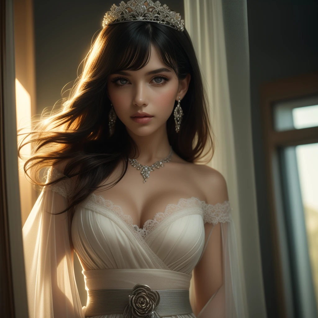 Kylie Jenner, wearing veil bride sexy clothes transparent. professionally retouched, soft lighting, realistic, smooth face, perfect eyes, sharp focus on eyes, 8 k, high definition, insanely detailed, intricate, elegant. in a background.