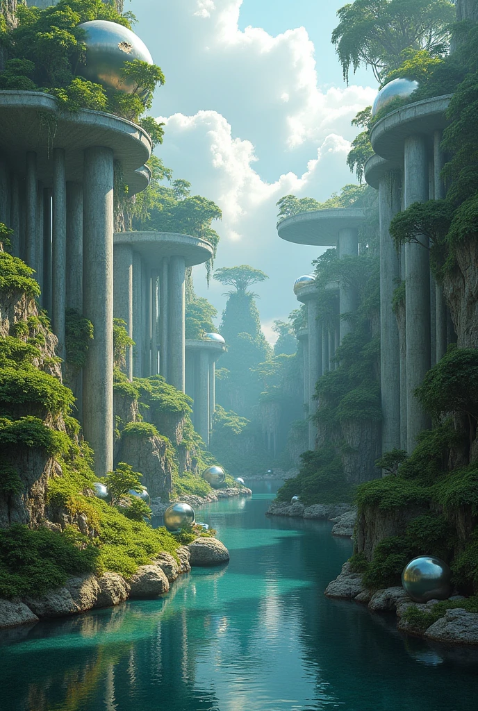 Several isolated groups, each working on a "bubble".