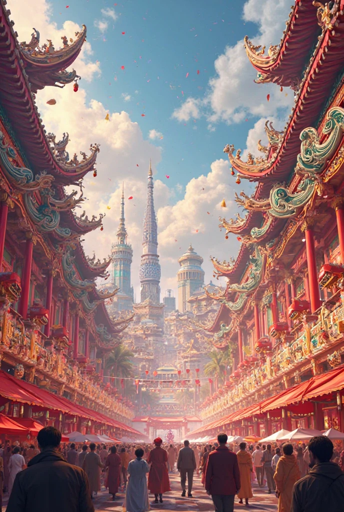 Combining the architecture of the building with the word FestivalXV