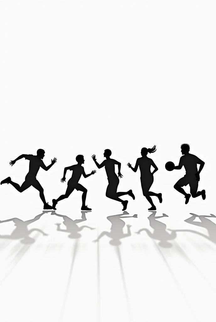 Poster for sports fest black and white 