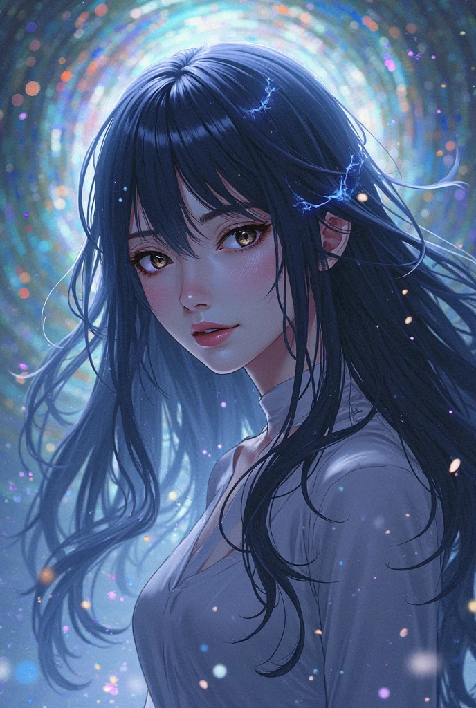 The image may be an anime version and he must have long hair