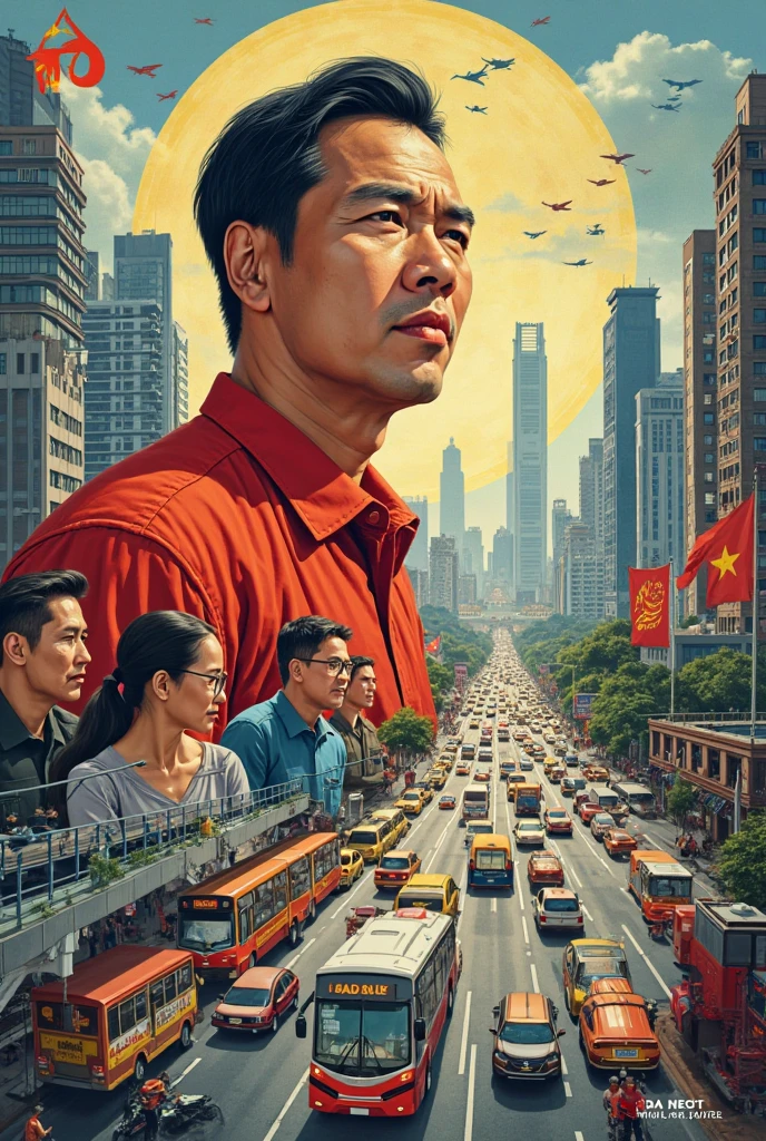  Propaganda on the problems to be solved and solutions for the development of transport in Ho Chi Minh City.