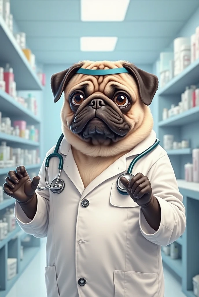 Doctor dog with jar of marijuana and bag of cocaine 