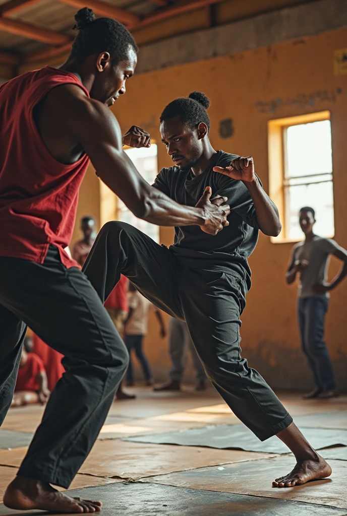 Shows Falcon beating him up shows Falcon from Cobra Kai 

