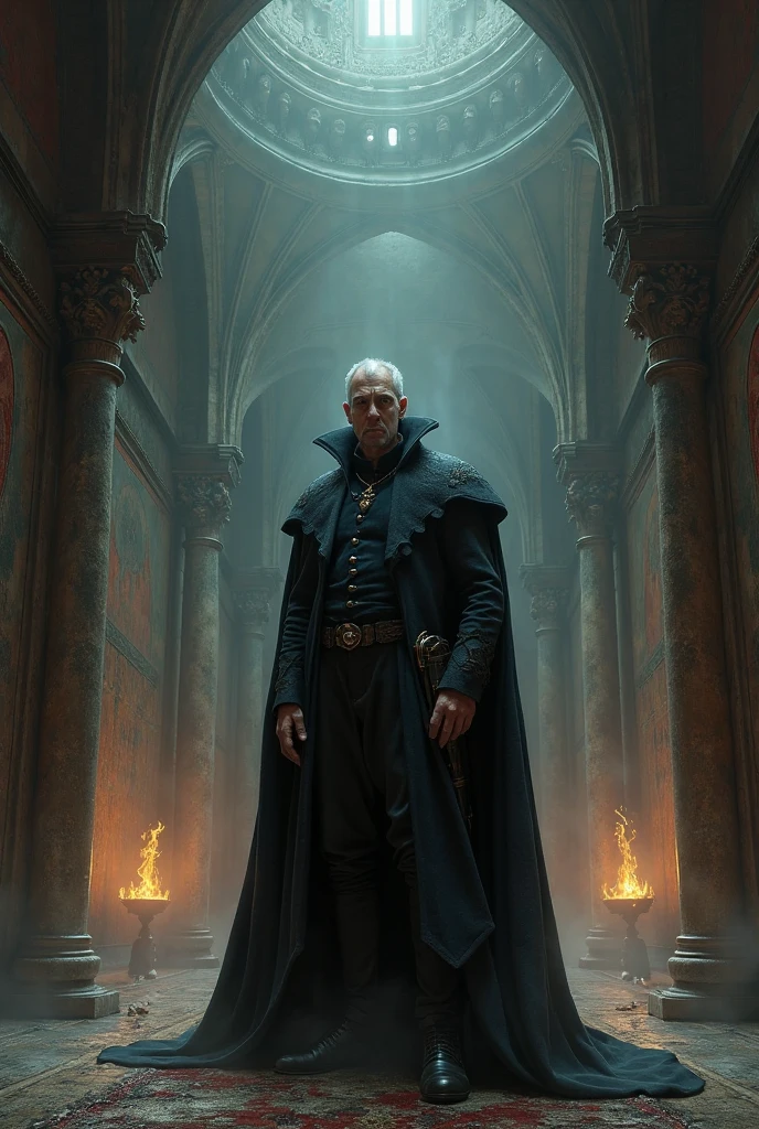 Can you create an image for the manfred character in castle of otranto