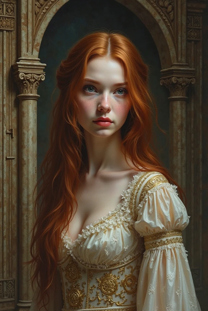 Can you create an image for the character isabella in castle of otranto