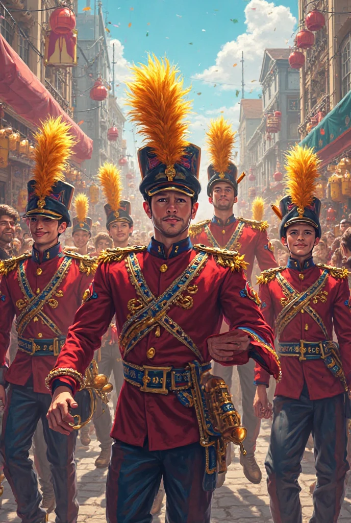 Accessories sales poster/goodies de fanfare/bandas bleu