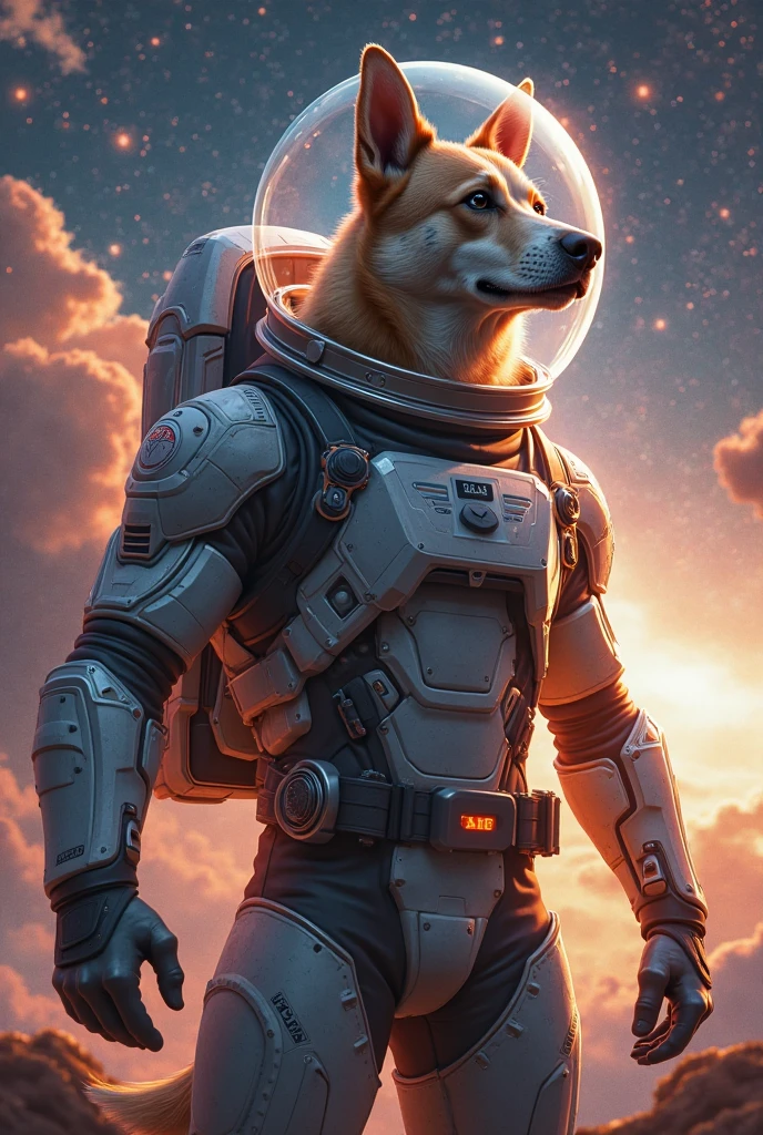 Astronaut dog