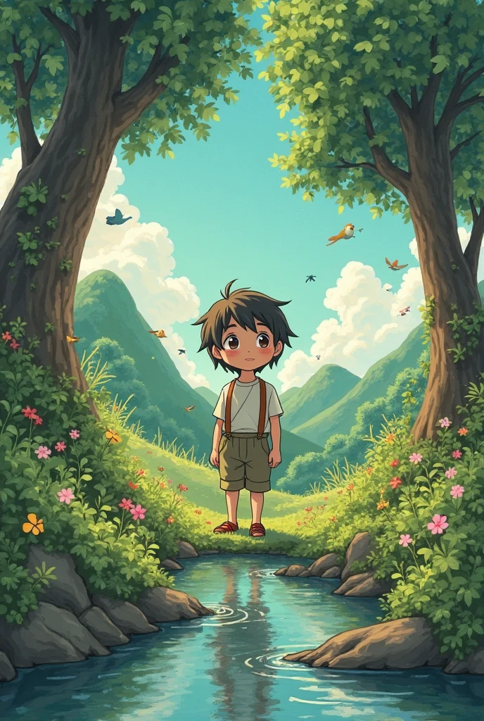 make it Ghibli style 