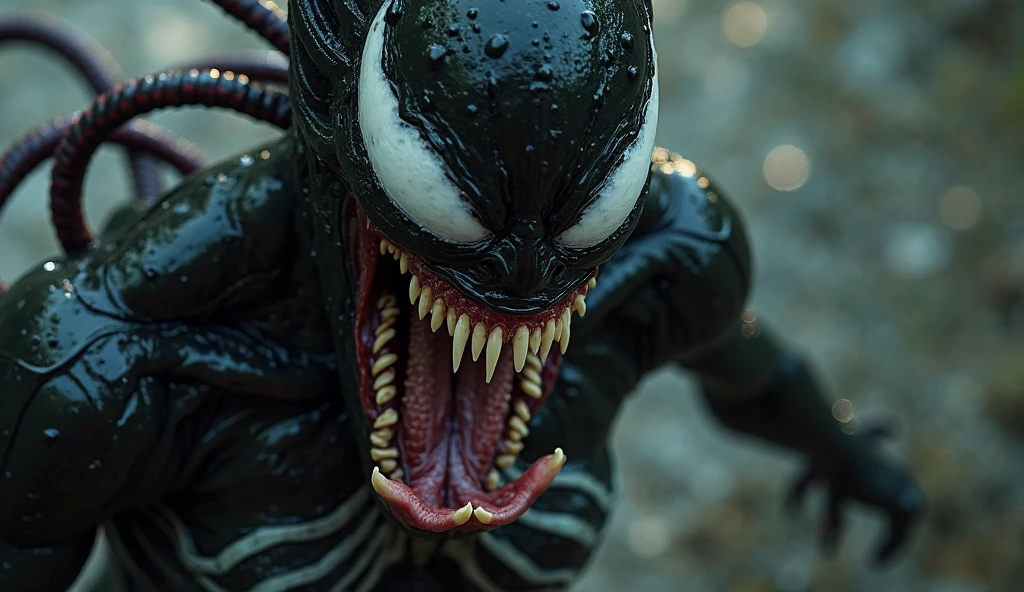 (((Extreme close-up Xenomorph Alien the eighth passenger fused with a Zombie The Walking Dead (((Front Images))),(((Splash color images))),(((Spiderman universe)))